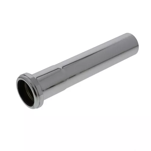 1 1/2" x 8" Chrome Plated Brass 22ga Slip Joint Extension