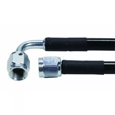 -4 Brake Line W/Nylon Coating 90° & Straight Fittings Multiple Sizes
