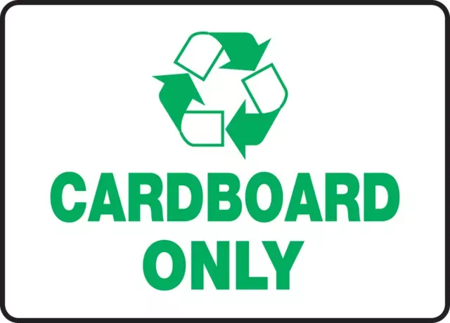 Accuform MPLR557VS Safety Signs: Cardboard Only