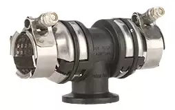 Banjo 1" Flanged Boom Pipe Adapter Tee