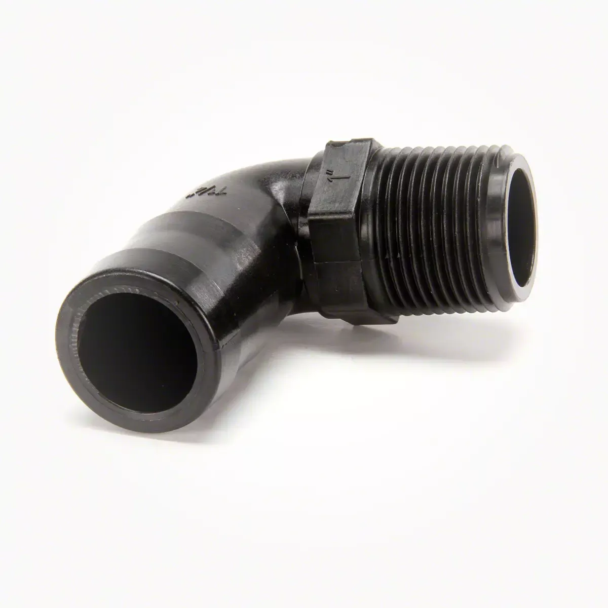 Banjo 1" Male Thread X 1-1/4" Poly 90 deg Hose barb