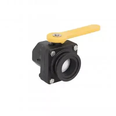 Banjo 2" Full Port Flange x 2" Stubby Ball Valve
