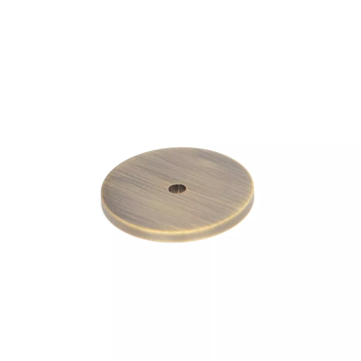Bellevue Solid Brass Plain Backplate Dark Brushed Brass 35mm