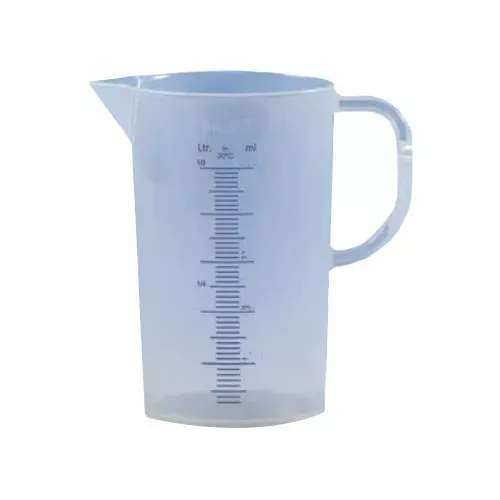 BrandTech 440081 Graduated Beaker, PP, Molded Blue Graduations 250 ml