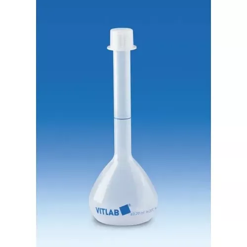 BrandTech 672891 Volumetric Flasks, PP, Class B, with Screw Cap, PP 50 ml