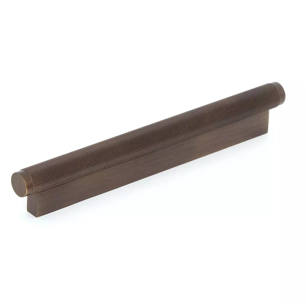 Brighton Solid Brass Knurled Pull Handle Bronze 160mm
