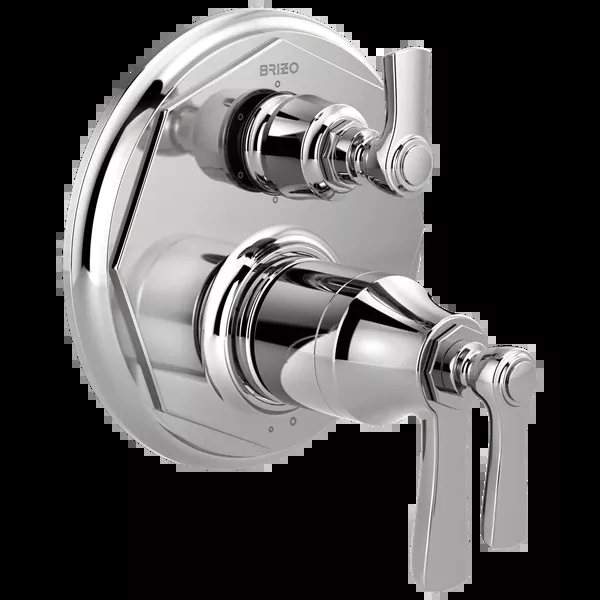 Brizo - Rook TempAssure Thermostatic Valve with 6-Function Diverter Tr