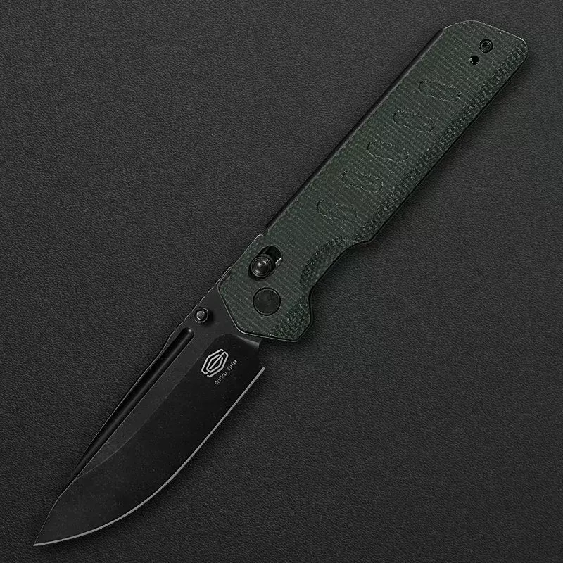 Critical Strike X504-GNBF – 3.39″ VG10 Folding Knife, Green Micarta