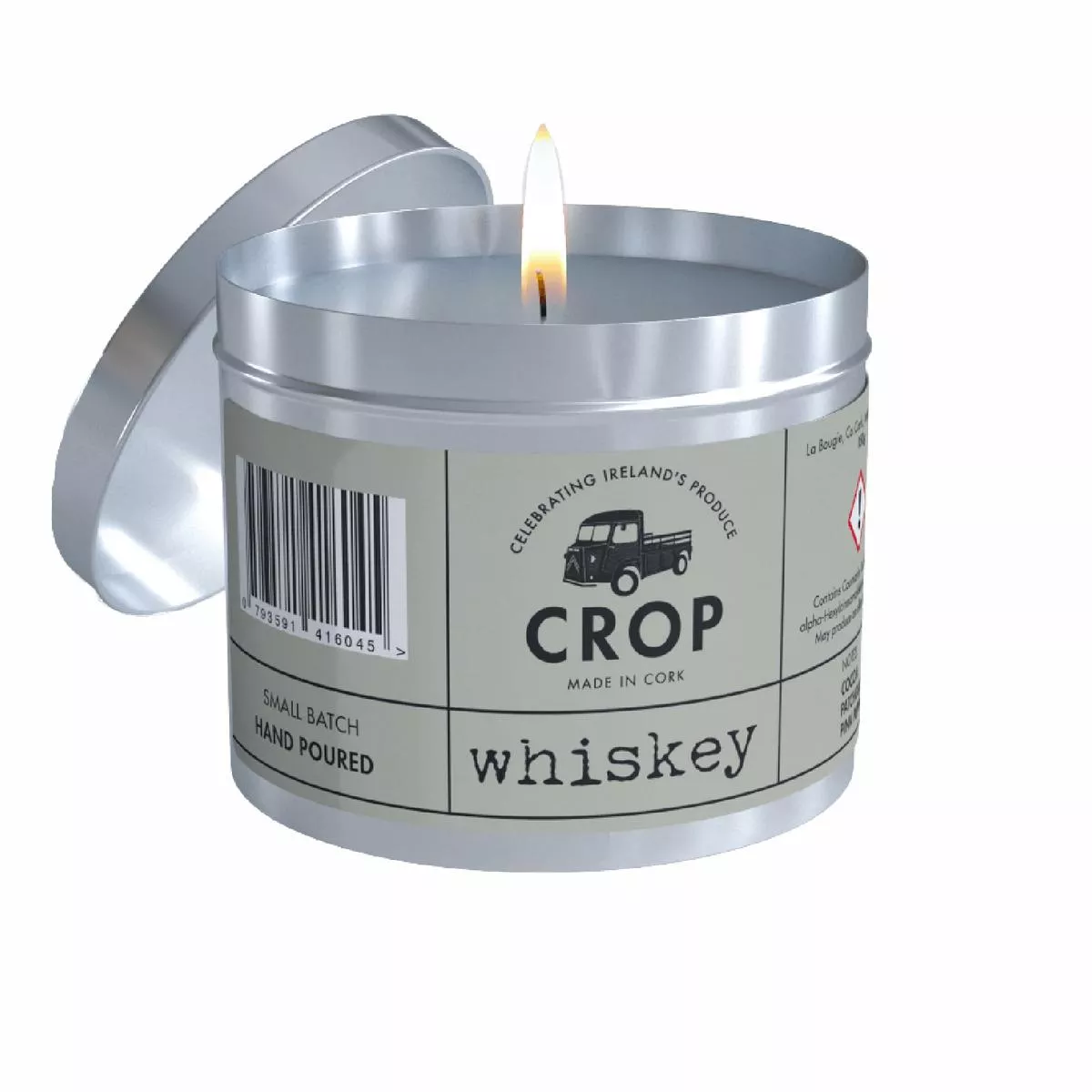 Crop Soy Wax Candle Whiskey 150g