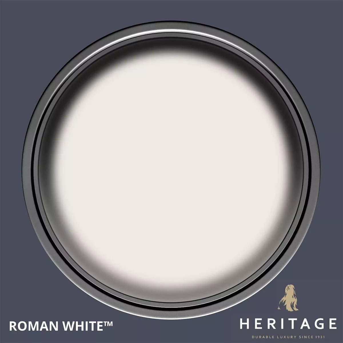 Dulux Heritage Eggshell Roman White 750Ml