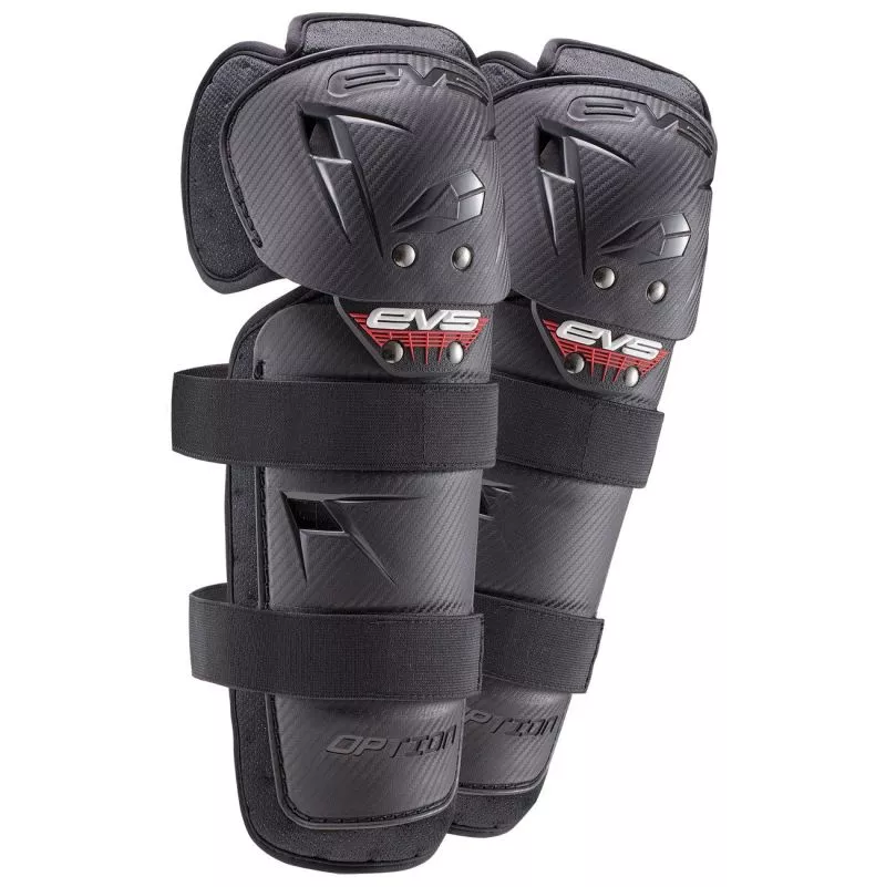 EVS Option Knee Guard Black - Mini - A&D Discount Performance