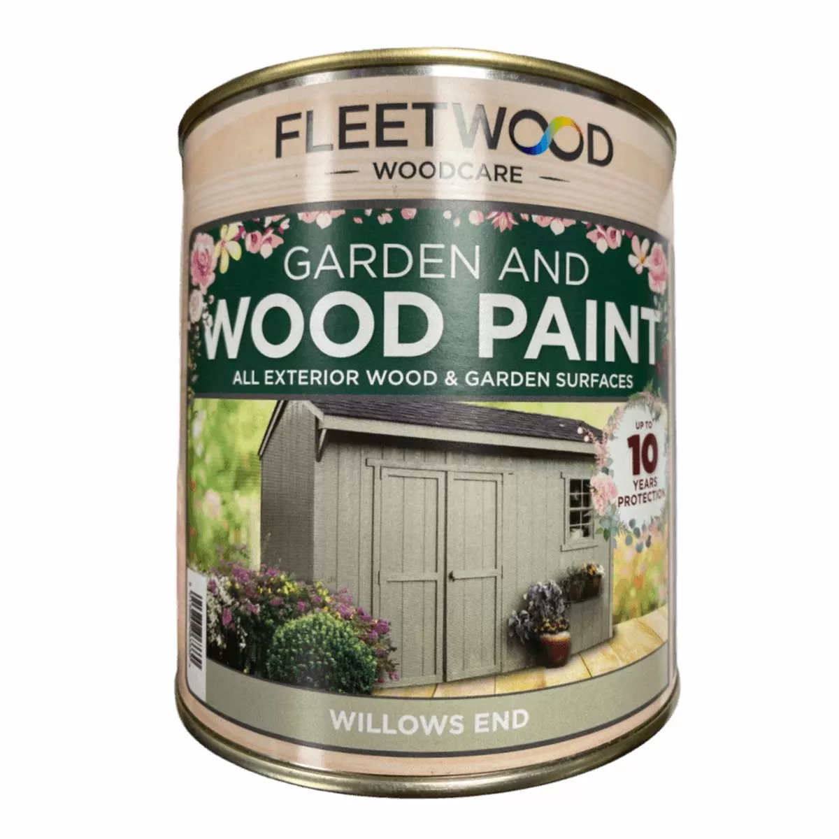 Fleetwood Superflex Garden & Wood Paint Willows End 1Ltr