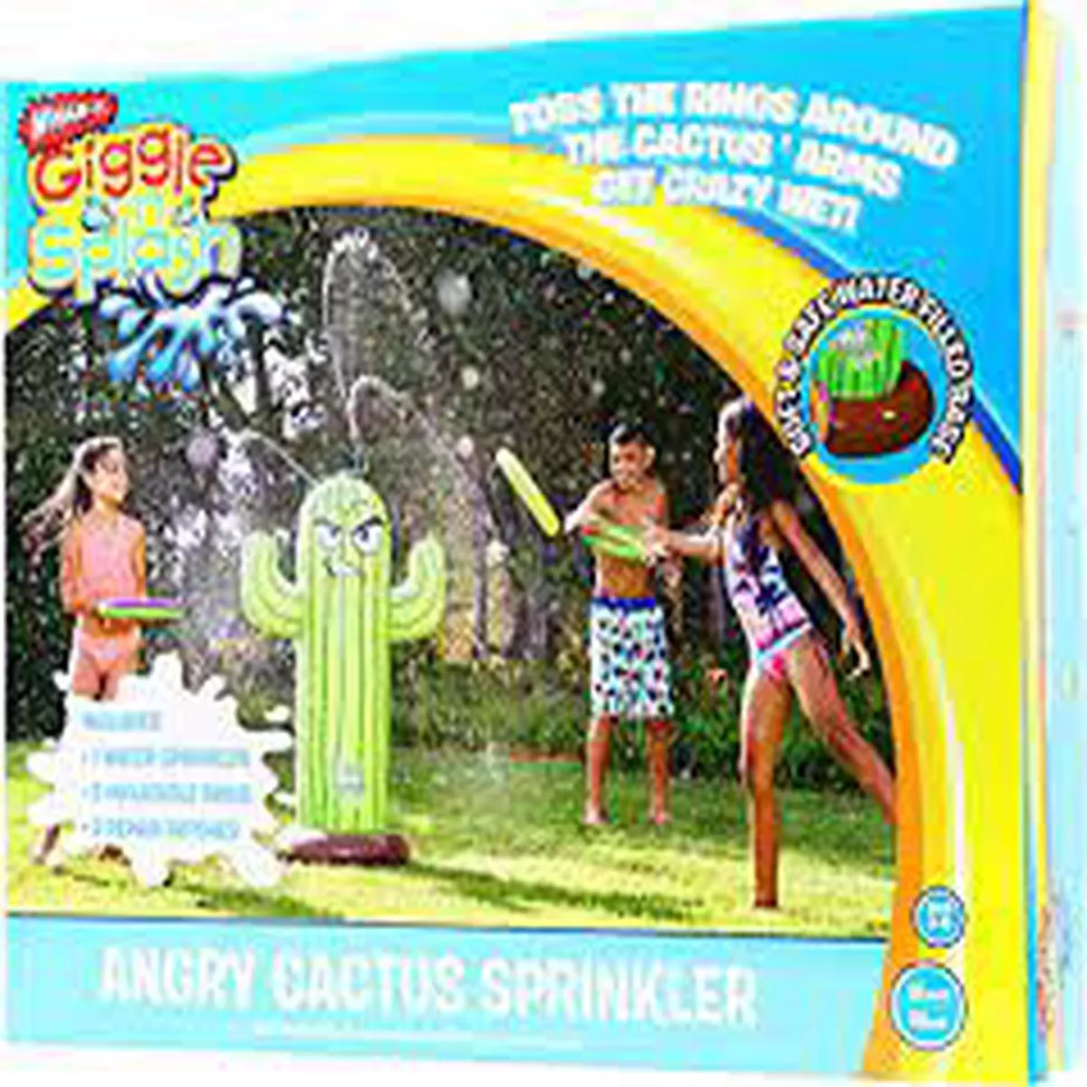 Giggle N Splash Cactus Sprinkler Wh