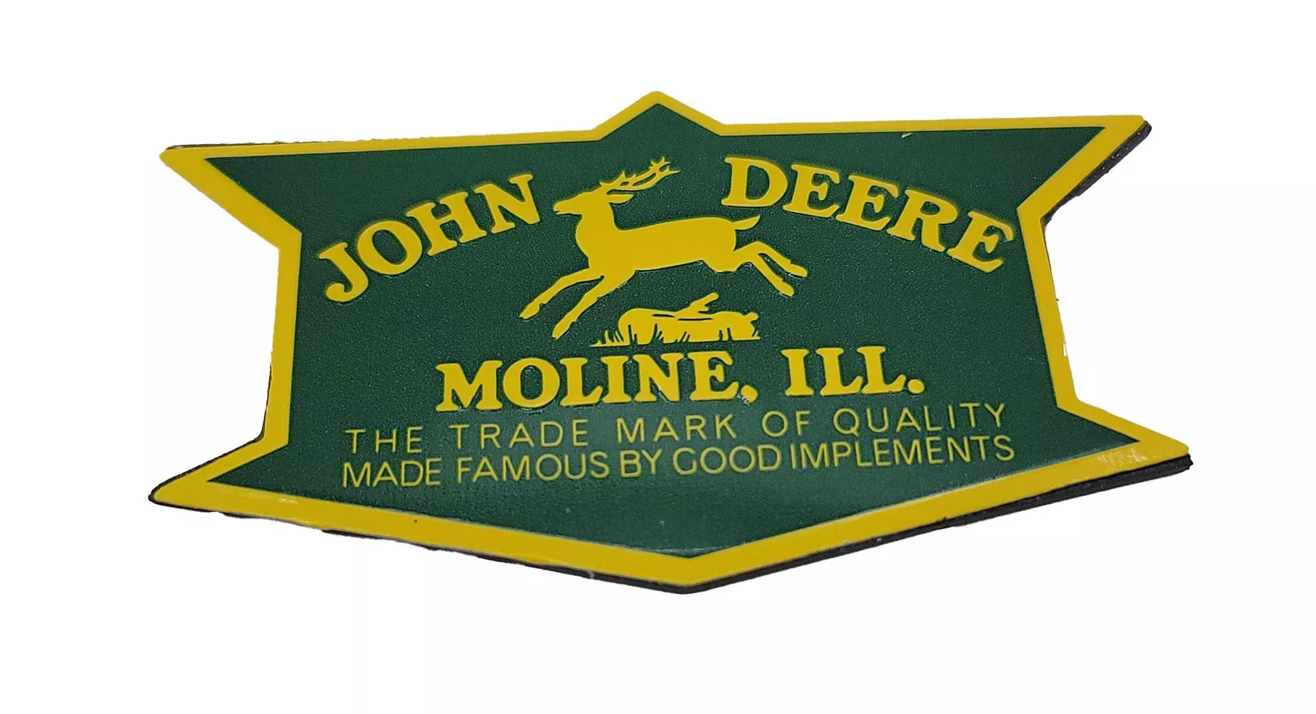 John Deere Badge Embossed Magnet - LP71672