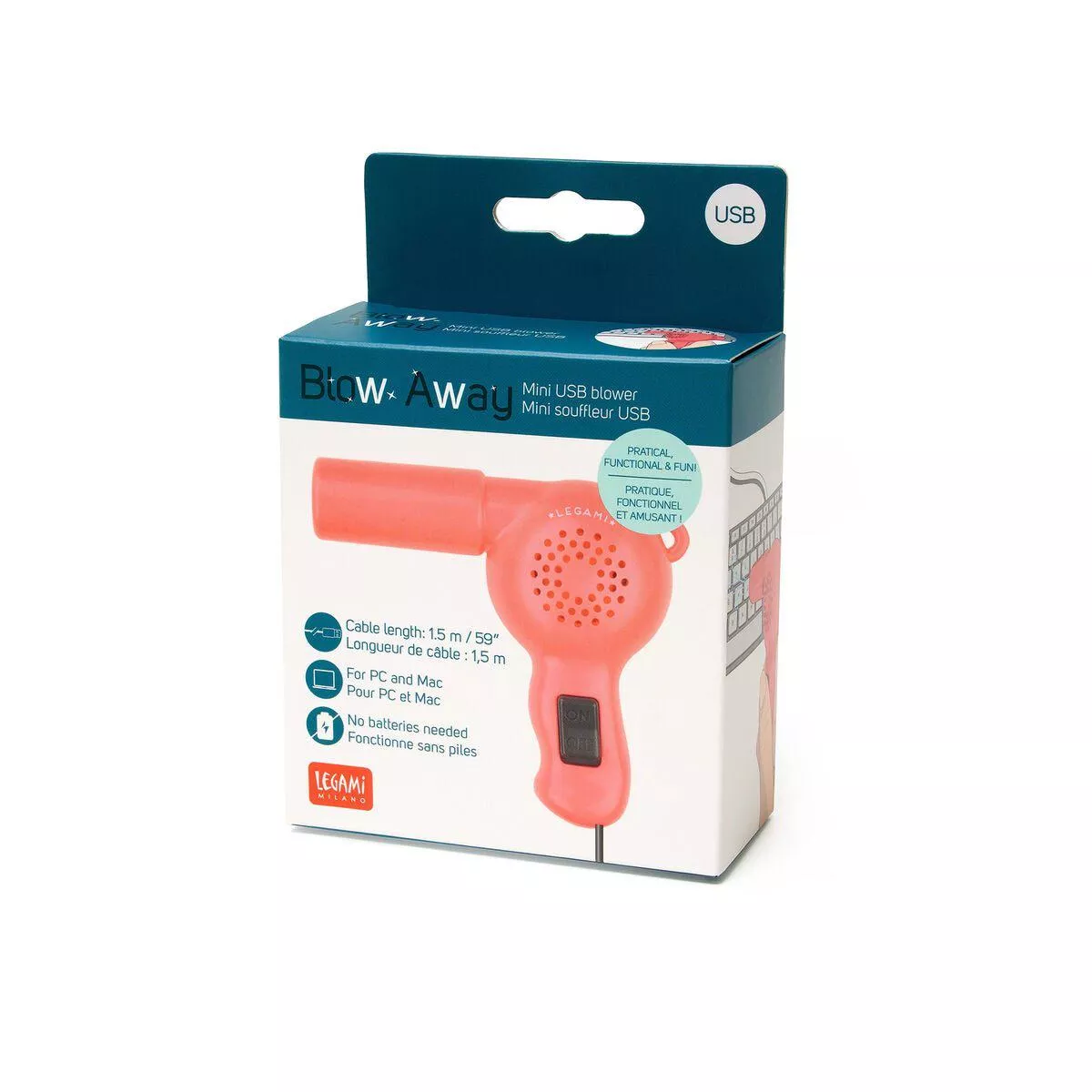 Legami Blow Away Mini USB Blower