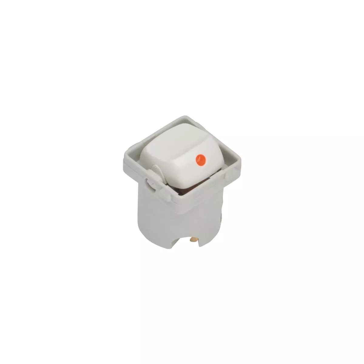 Mechanism Only - 15 Amp Rocker White