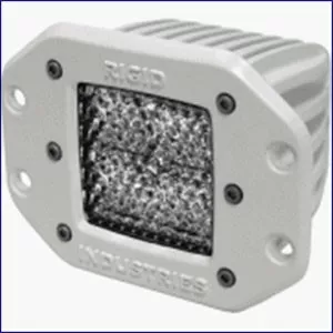 Rigid Industries 61151 M Series Flush Mount Dually LED Single Diffused Light