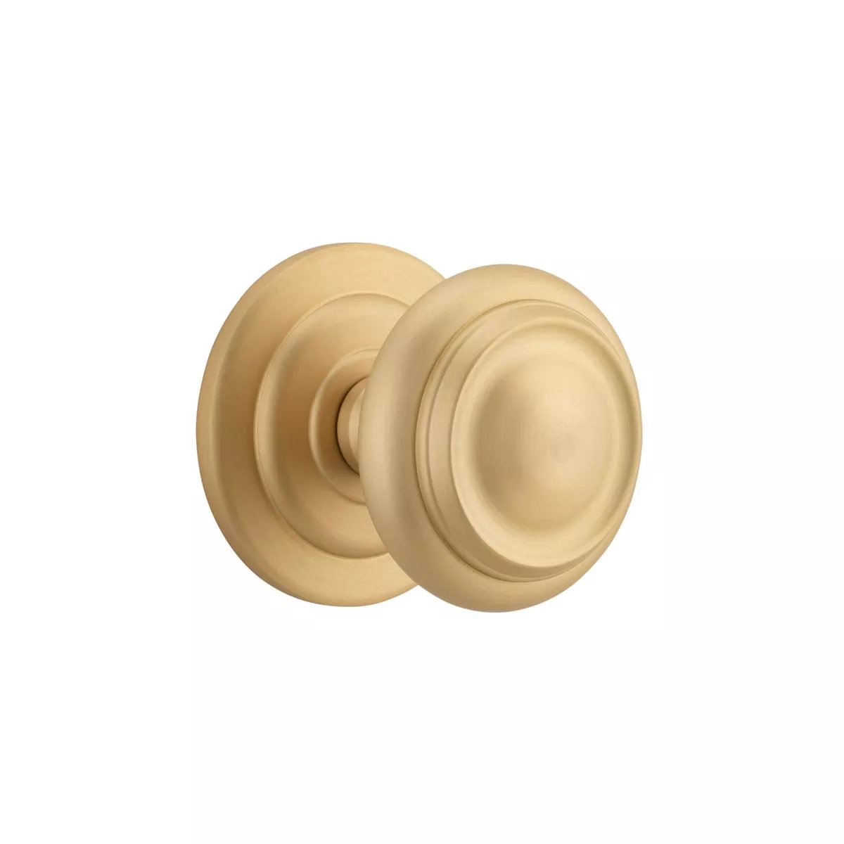 Sarlat Centre Door Knob Brushed Brass
