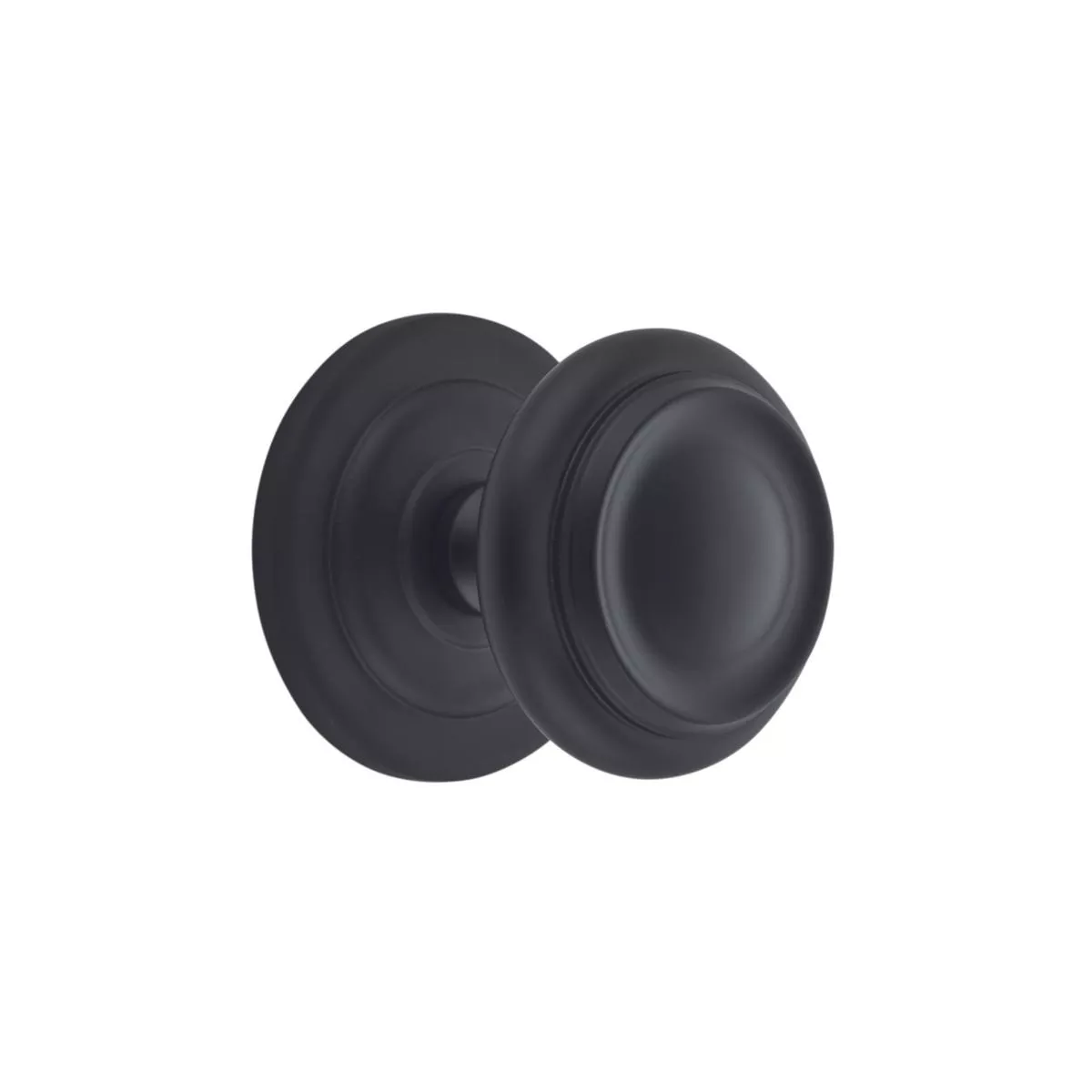 Sarlat Centre Door Knob Matt Black