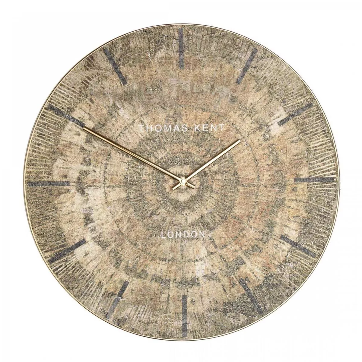 Thomas Kent 20" Starburst Wall Clock Gold