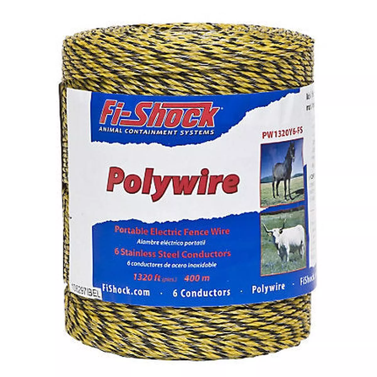 Zareba Fi-Shock 1320 Ft, 6-Strand, Polywire